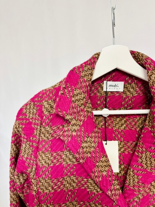 Structured Houndstooth Blazer