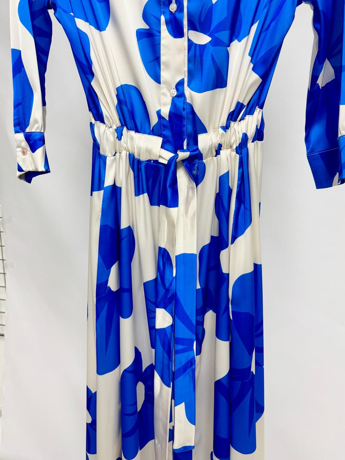 Floral Long Shirt Dress