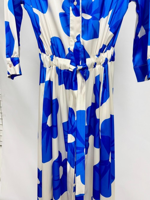 Floral Long Shirt Dress