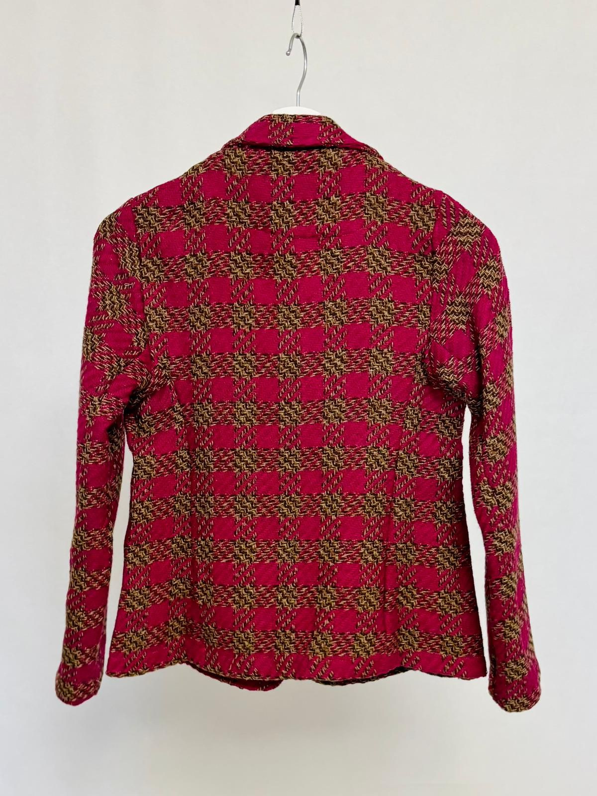 Structured Houndstooth Blazer