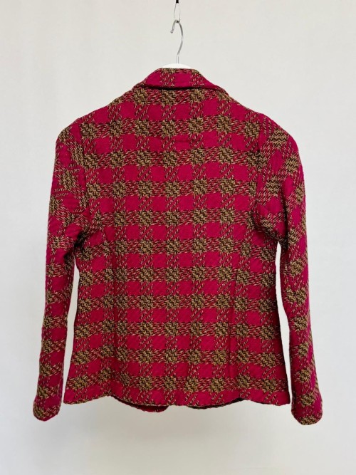 Structured Houndstooth Blazer