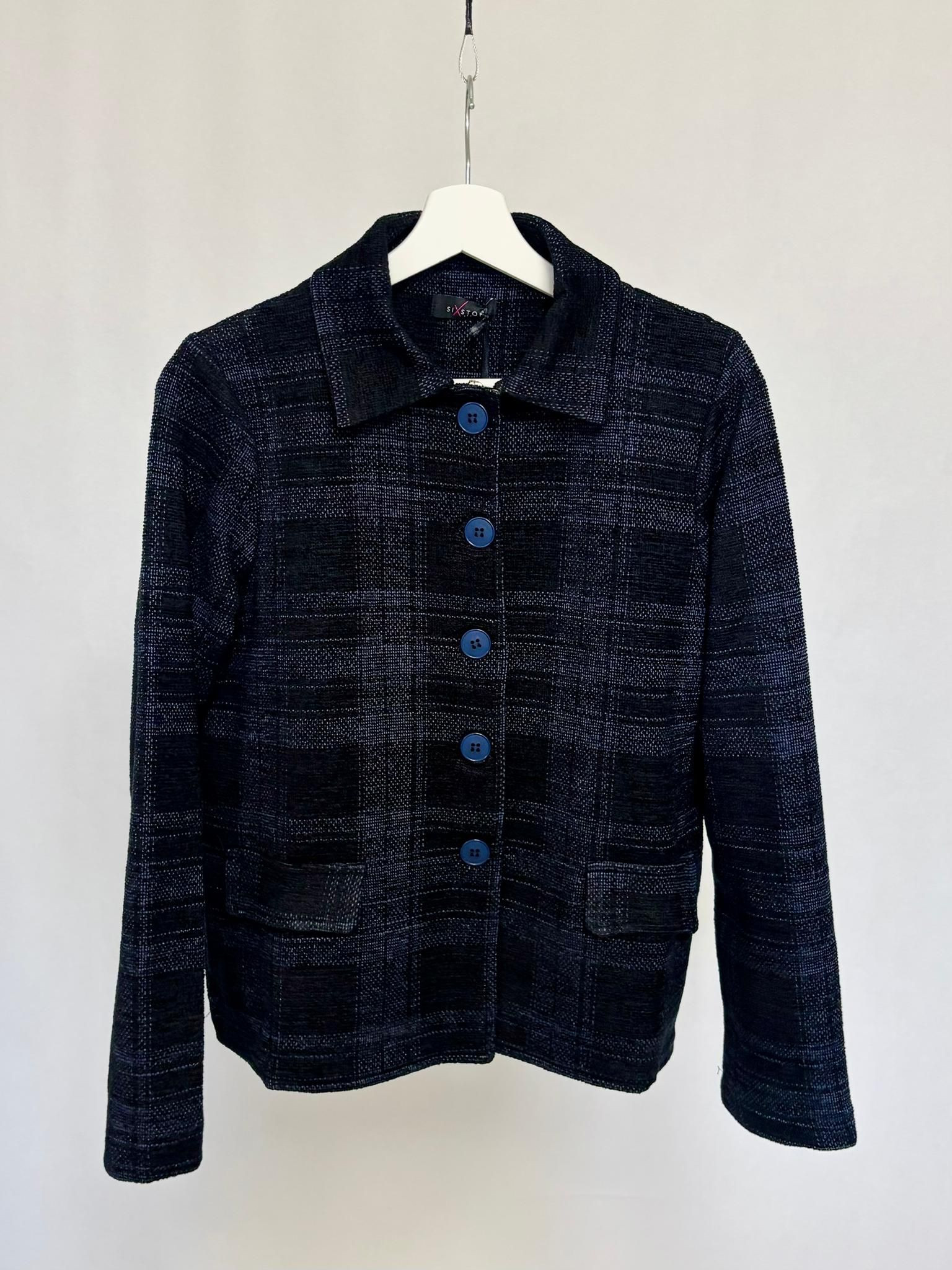 checked blazer
