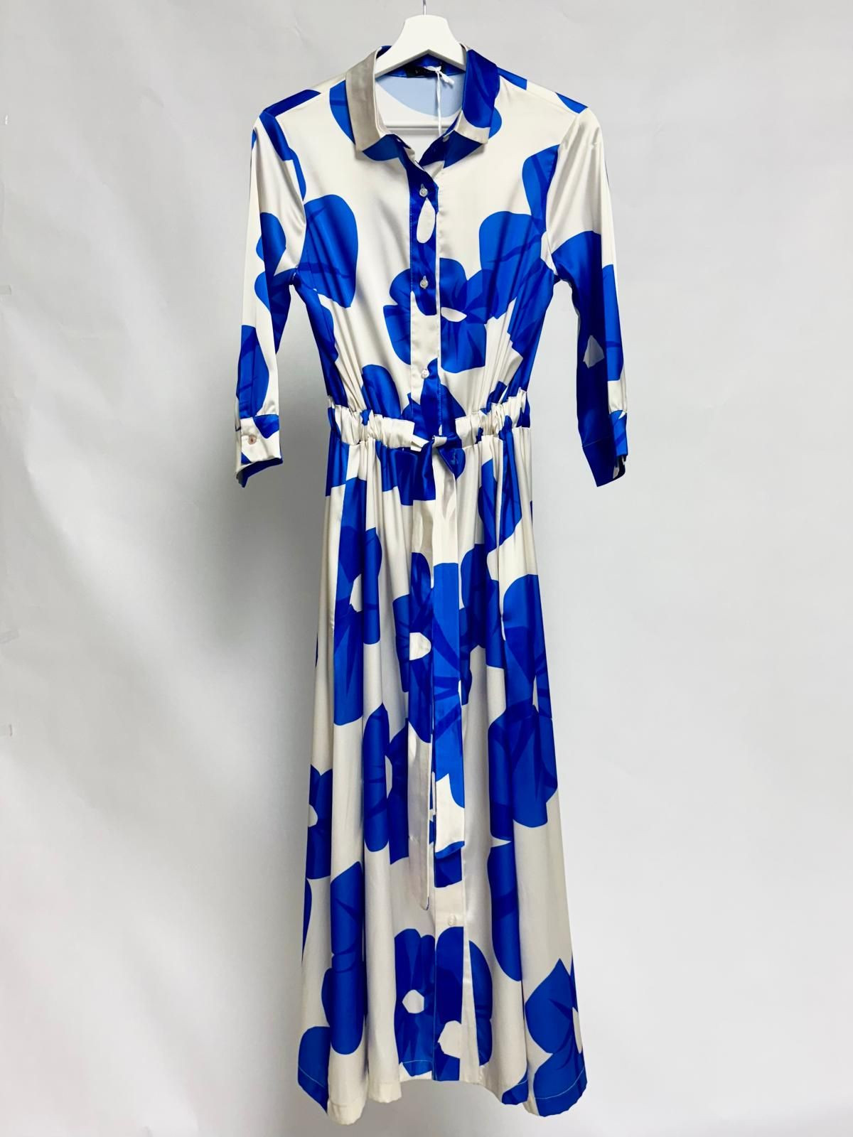Floral Long Shirt Dress
