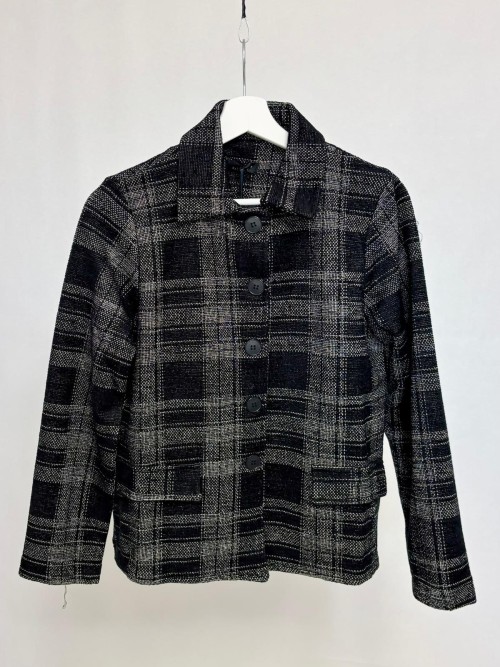 checked blazer