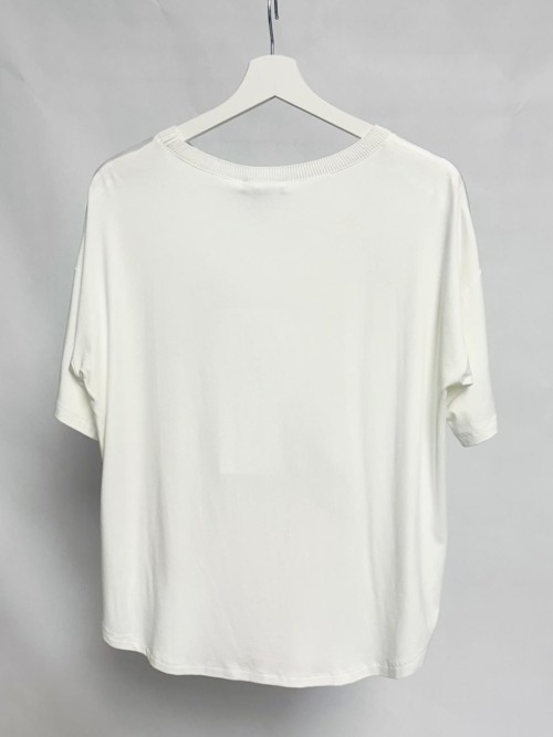 Oversized satin blouse with exotic art print