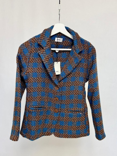 Structured Houndstooth Blazer