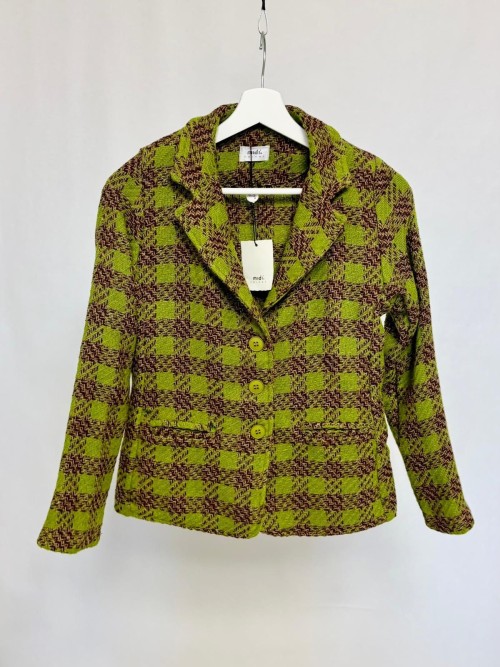 Structured Houndstooth Blazer