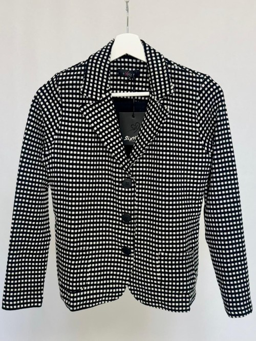 Stretch Check Blazer
